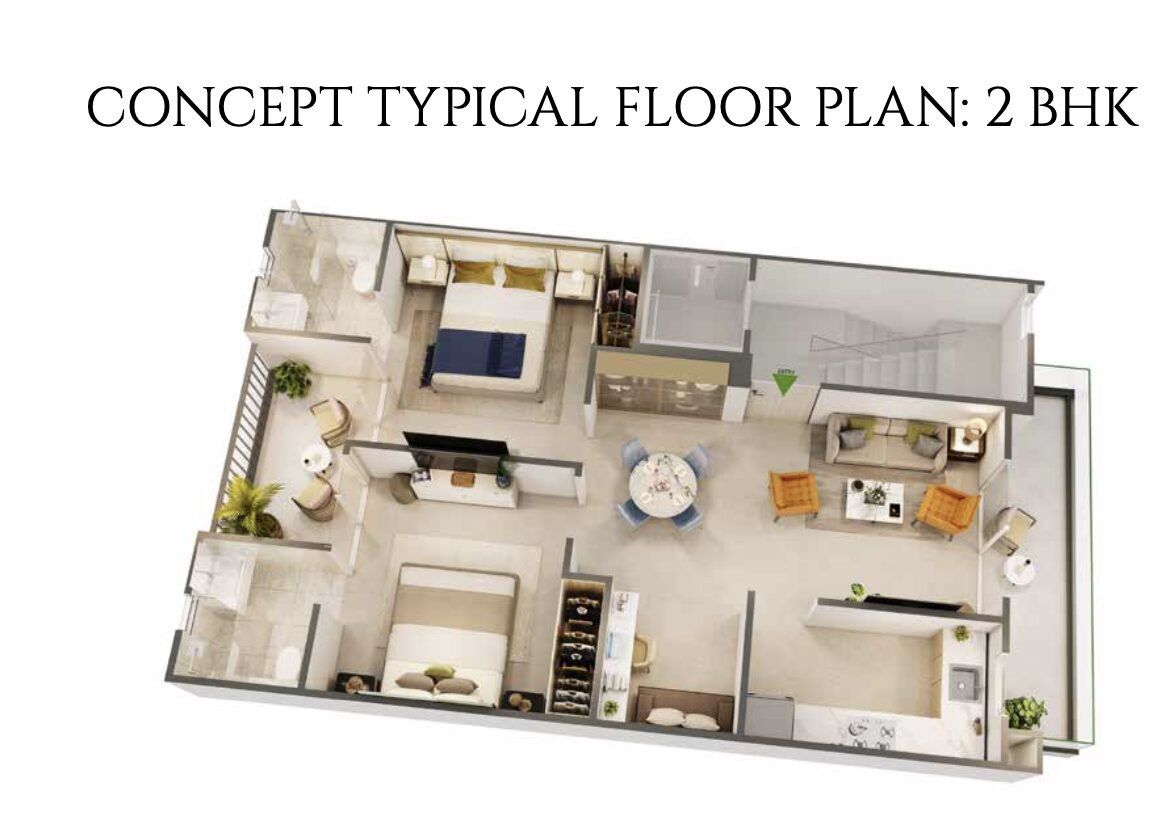 Smartworld Gems Floor Plan